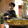    Paella cooking